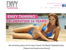 Tablet Screenshot of envytanning.com